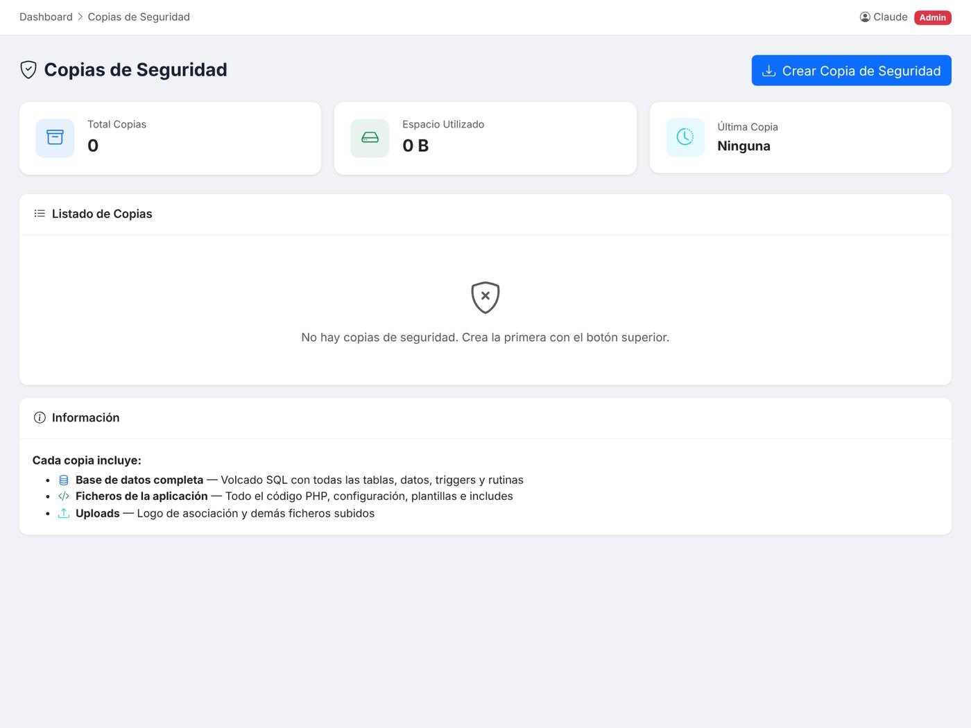 Copias de seguridad